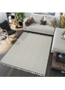 Tapis en coton berbère crème MILAS 02