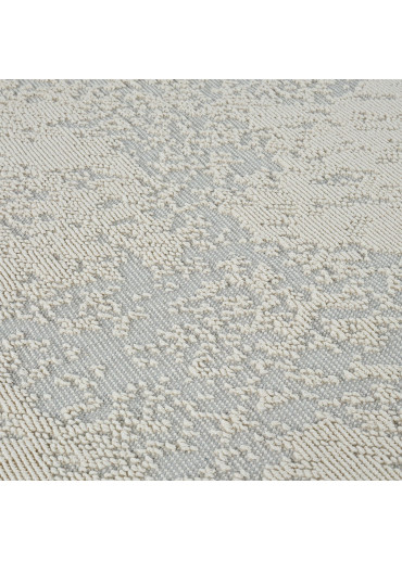 Tapis en coton abstrait crème MILAS 20