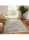 Tapis lavable oriental gris ISTANBUL 10