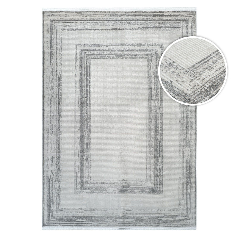 Tapis lavable gris ISTANBUL 09