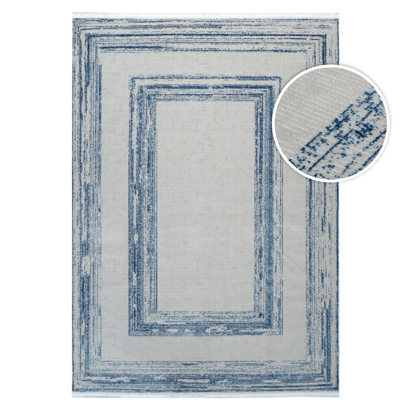 Tapis lavable bleu ISTANBUL 09