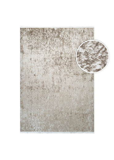 Tapis lavable taupe...