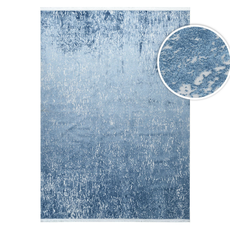 Tapis lavable bleu ISTANBUL 07