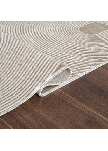 Tapis lavable arc taupe ISTANBUL 02