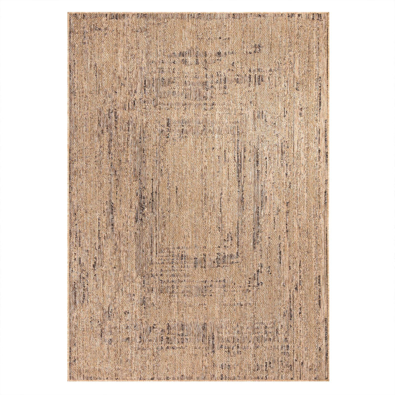 Tapis extérieur intérieur effet jute beige BAMAKO 784