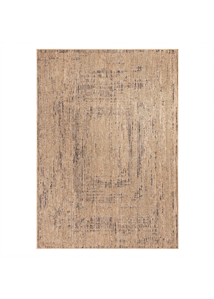 Tapis extérieur intérieur effet jute beige BAMAKO 784