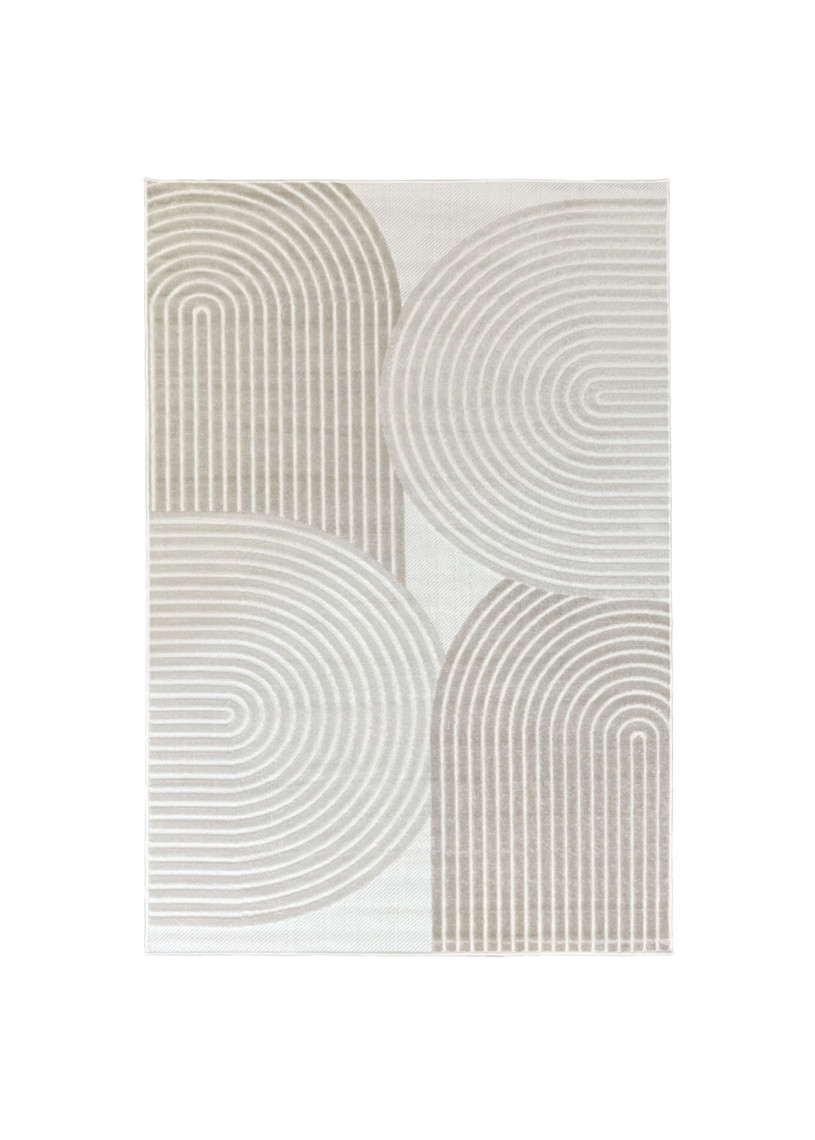 Tapis extérieur intérieur arc crème beige ALANYA 40