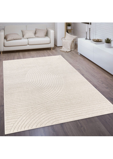 Tapis extérieur intérieur arc crème ALANYA 33