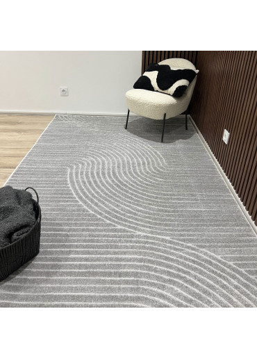 Tapis extérieur intérieur arc gris ALANYA 33