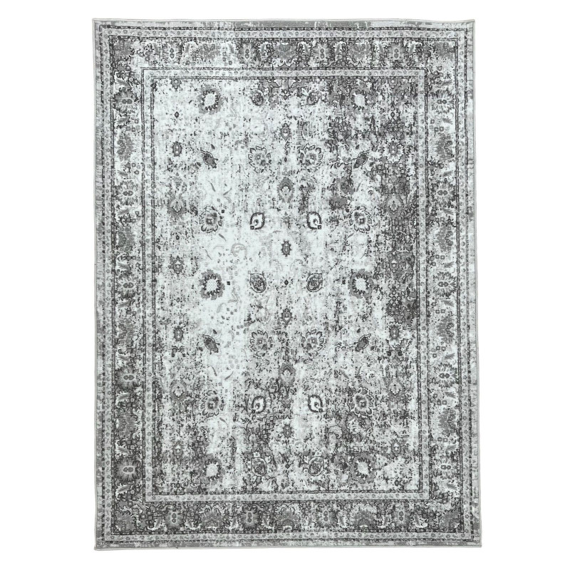 Tapis vintages gris DAKOTA 01