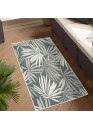 Tapis extérieur réversible feuille vert - CALVI 71