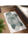 Tapis extérieur réversible abstrait vert - CALVI 35