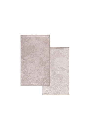 Tapis extérieur réversible abstrait beige - CALVI 45