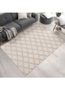 Tapis lavable scandinave beige KUMLA 642