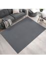 Tapis lavable berbère gris anthracite KUMLA 641