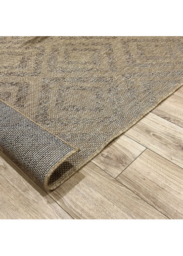 Tapis extérieur effet intérieur jute beige BAMAKO 790