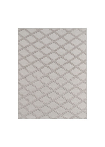 Tapis lavable scandinave grège KUMLA 642