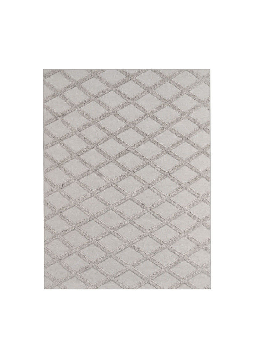 Tapis lavable scandinave grège KUMLA 642