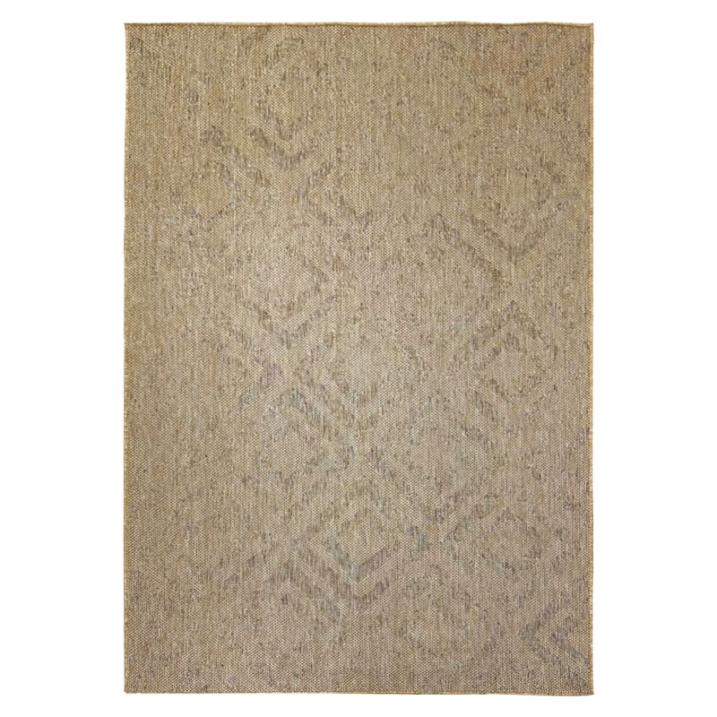 Tapis extérieur intérieur effet jute beige BAMAKO 790