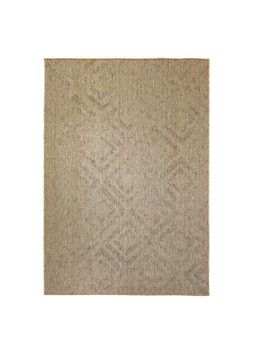 Tapis extérieur intérieur effet jute beige BAMAKO 790