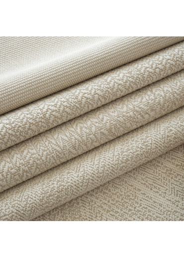 Tapis extérieur effet intérieur jute crème - KENZY 20