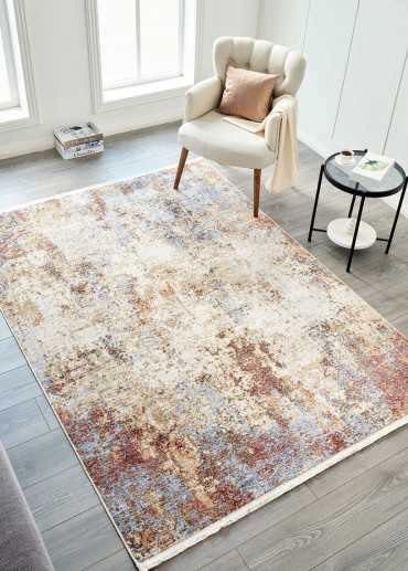 Tapis abstrait multicolore...