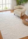 Tapis baroque crème - MANISA 919