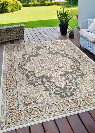 Tapis extérieur intérieur oriental multicolore - GRENADE 67