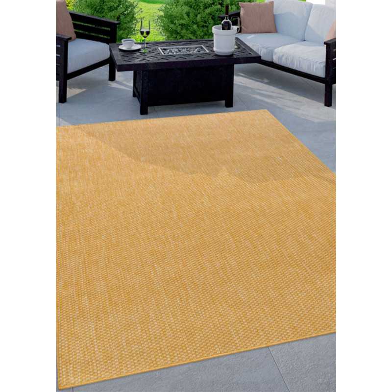 Tapis extérieur intérieur tissé uni - BAHAMAS 548