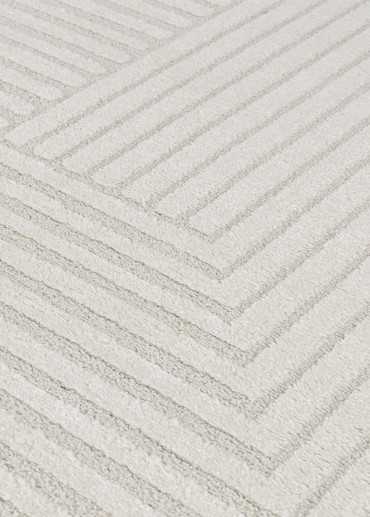 Tapis géométrique crème MONACO 53