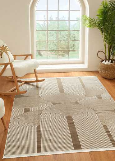 Washable Arch Pattern Rug –...