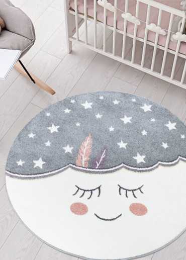 Tapis enfant rond - ANIME