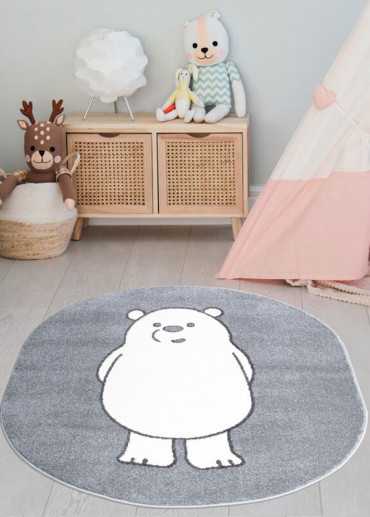 Tapis enfant ovale ours...