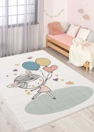 Tapis enfant petite fille...