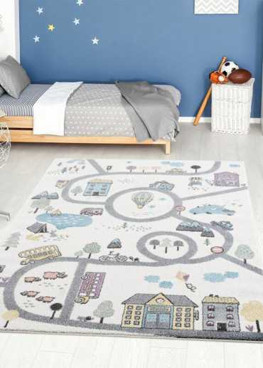 Tapis enfant circuit ville...