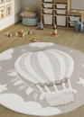 Tapis enfant montgolfière beige - LUNA Kids 11