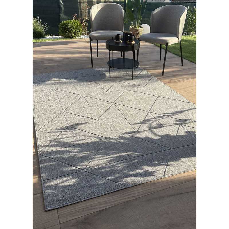 Tapis extérieur intérieur géométrique BODRUM 26