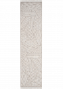 Tapis uni effet laine géométrique beige TANGER 61