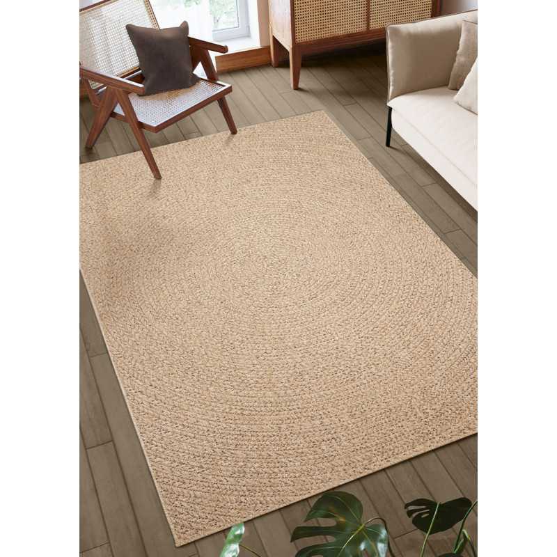 Tapis extérieur intérieur effet jute - KENZY 04