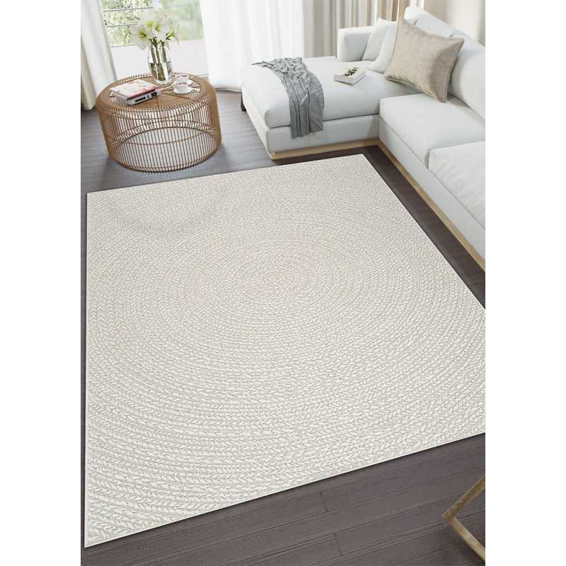 Tapis extérieur intérieur effet jute - KENZY 04