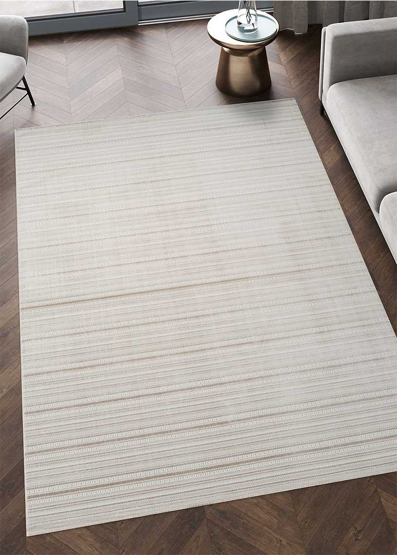 Tapis lavable moderne beige STAR 412