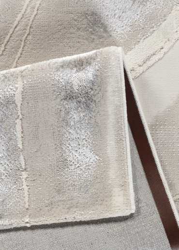 Beige Shiny Patterned Rug – ATLANTA 94