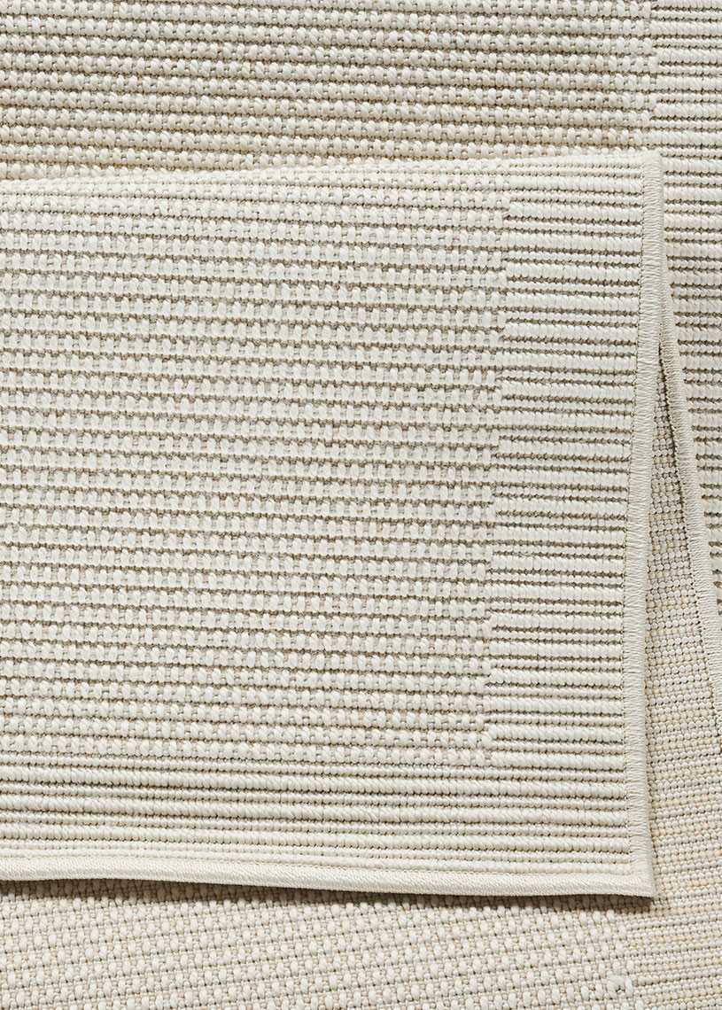 Reversible Terracotta Cream Geometric Rug – COLORADO 01