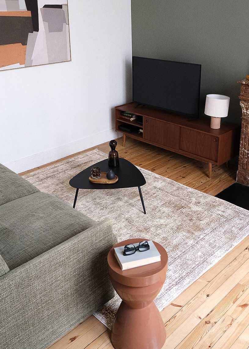 Tapis vintage beige - ORAN 369