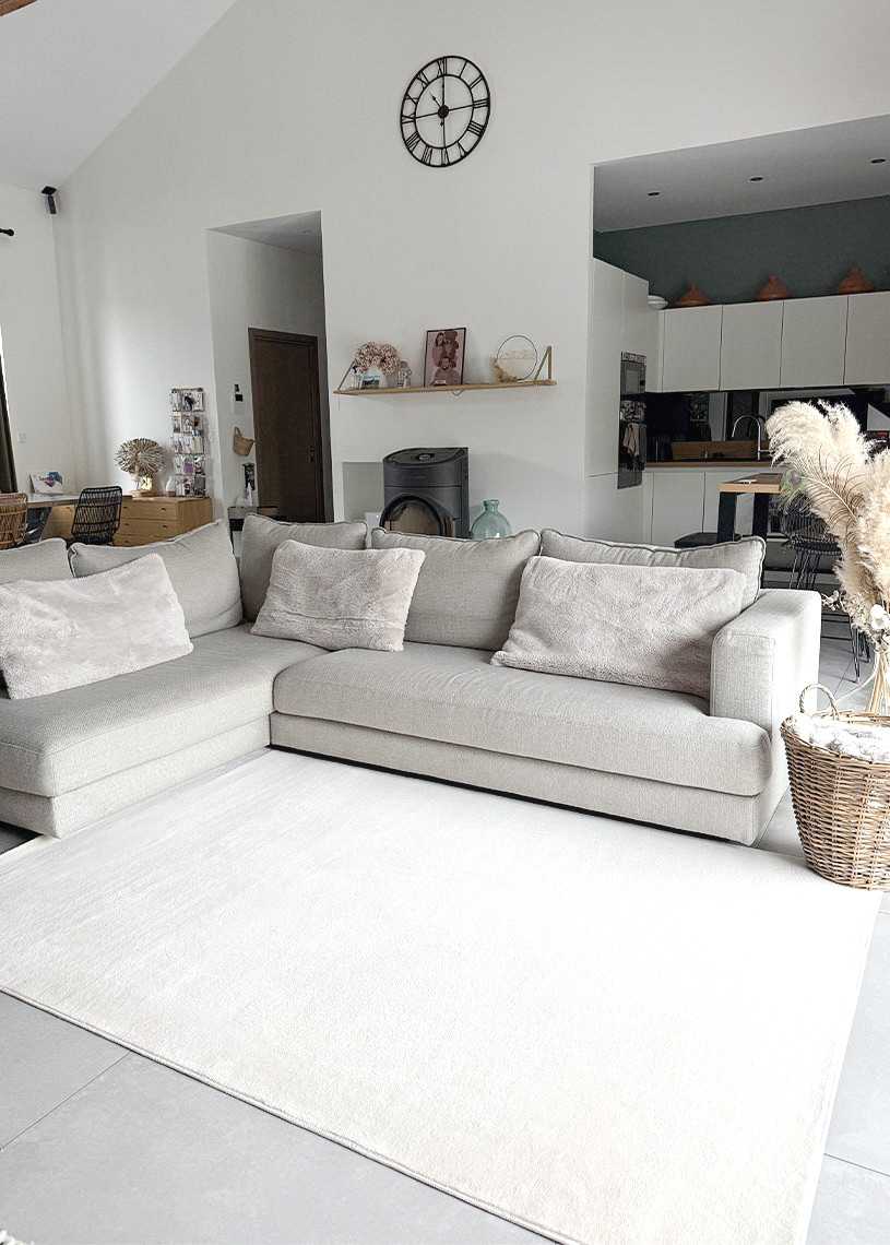 Tapis uni lavable en machine AVIGNON