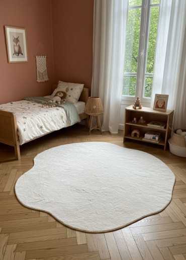 Tapis doux fourrure forme - LAPONIE 02