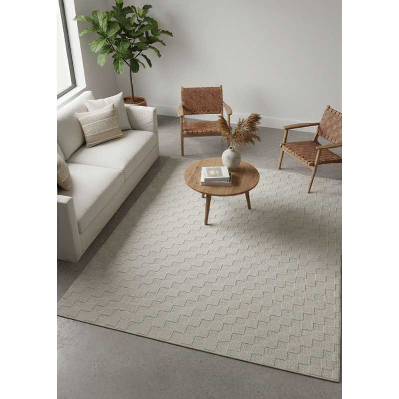 Tapis extérieur et intérieur damier TOULON 36