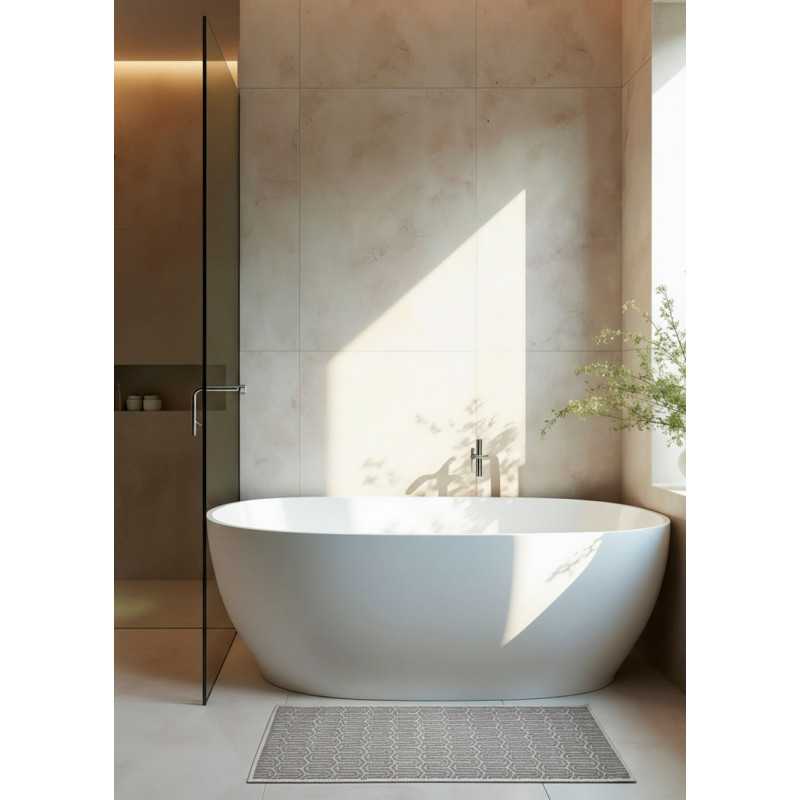 copy of Tapis salle de bain taupe MYKONOS 01