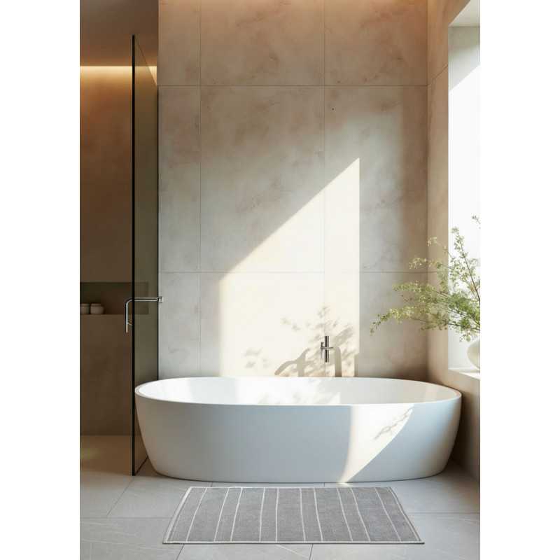 copy of Tapis salle de bain taupe MYKONOS 01