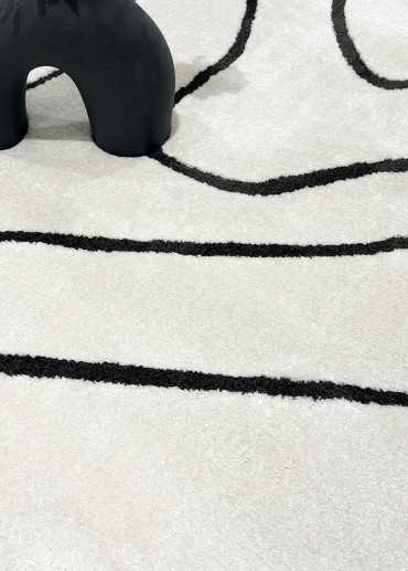 Tapis abstrait crème PARIS 607